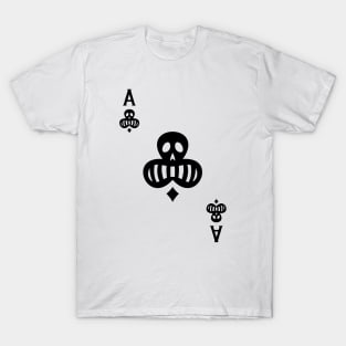 Easy Halloween Playing Card Costume: Ace of Clubs T-Shirt